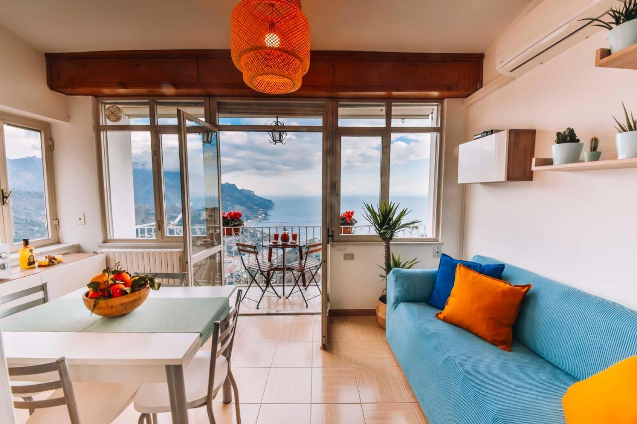 라벨로 Casa Chiarina Breathtaking Sea View 빌라 외부 사진