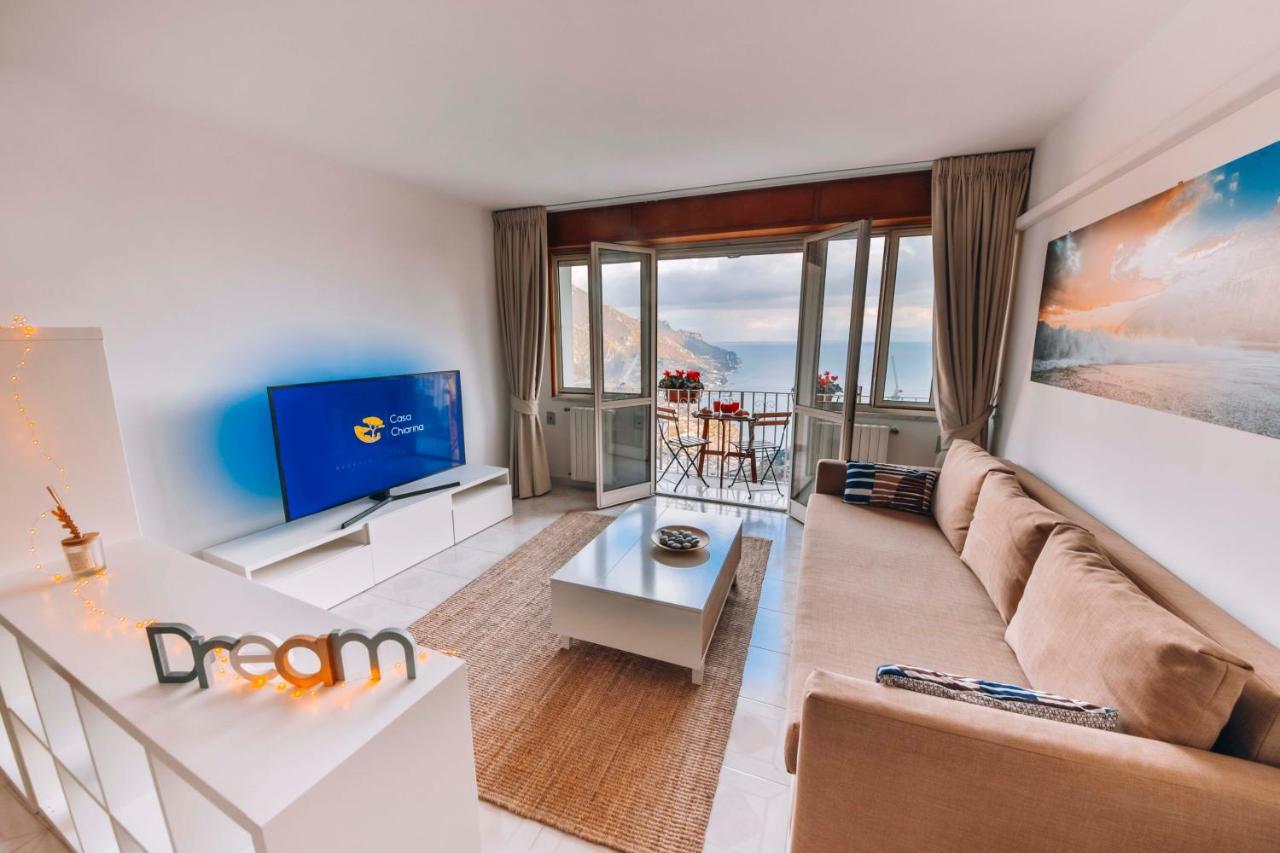 라벨로 Casa Chiarina Breathtaking Sea View 빌라 외부 사진
