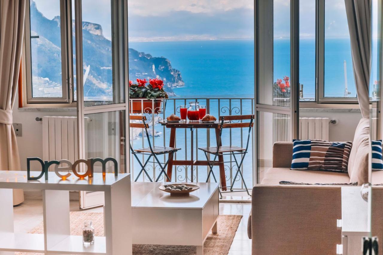 라벨로 Casa Chiarina Breathtaking Sea View 빌라 외부 사진